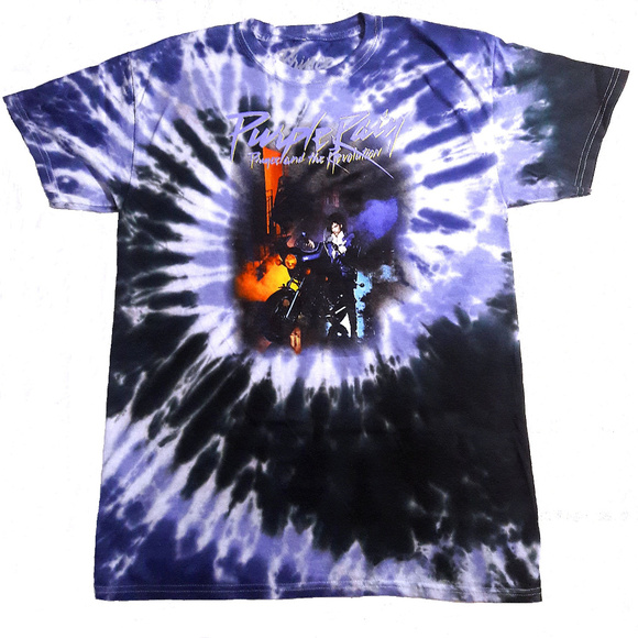 Purple rain tie dye shirt Clearance